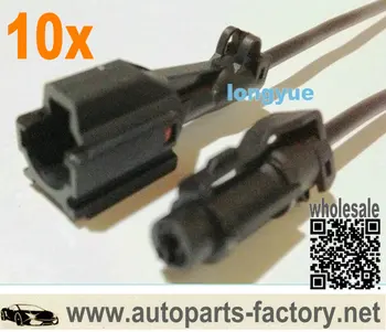 

longyue 10set GM 1way KET connector pigtail HID wiring harness male and female kit new
