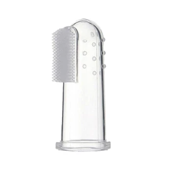 

Kids Baby Infant Soft Silicone Finger Toothbrush Teeth Massager Gum Brush