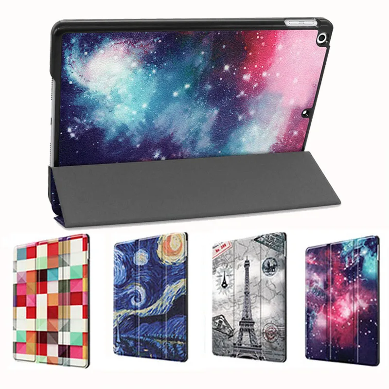 Чехлы с рисунком для IPad 7-го поколения раскладной чехол-подставка планшета 10 2
