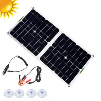 

100W 12V5V Foldable 2 USB Solar Panel for Cell Phone Tablet Computer Electronic Products Charger Car Boat Battery Charge X6HB