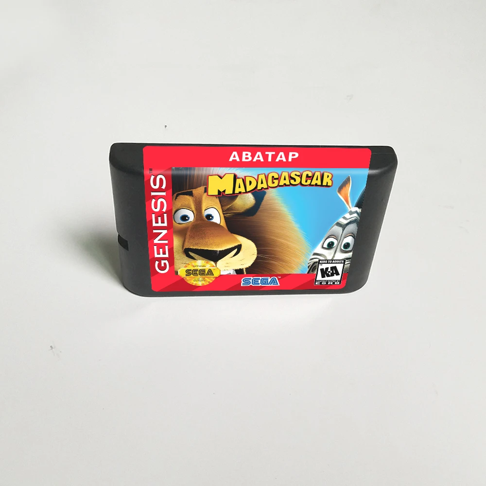 Мадагаскар-16 бит MD игровая карта для Sega Megadrive Genesis картридж игровой консоли |