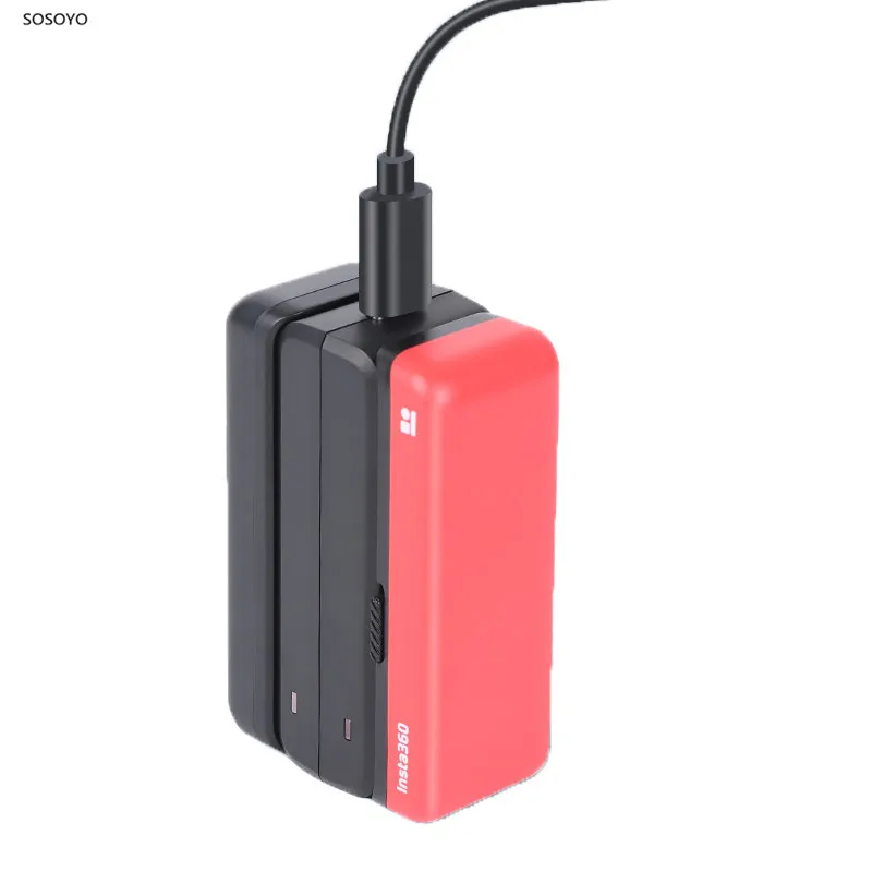 

Battery Charger Double Sided Battery Base Charging Boosted Battery Base For Insta360 ONE R Sports Camera Accessories