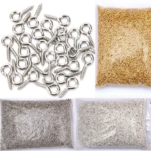 Screw-Eye-Pins Eyelets Clasps-Findings Earrings Pearl Beads Jewelry-Making Mini 300pcs
