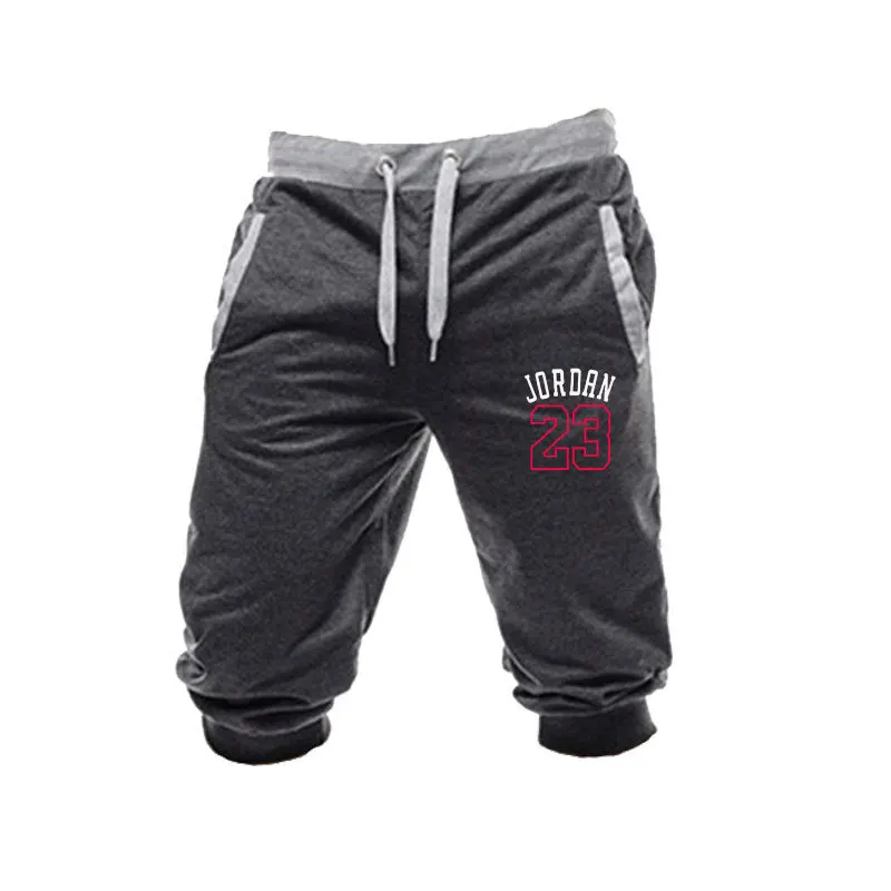 Мужские шорты с модным персонализированным принтом, мужские шорты-шаровары, повседневные спортивные шорты для бега