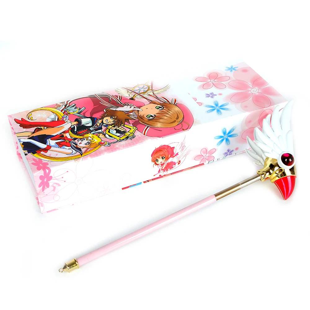 Аниме Королевство Сердца Cardcaptor Сакура карта Kinomoto брелок оружие палочка волшебная палочка вечерние косплей рождественский подарок