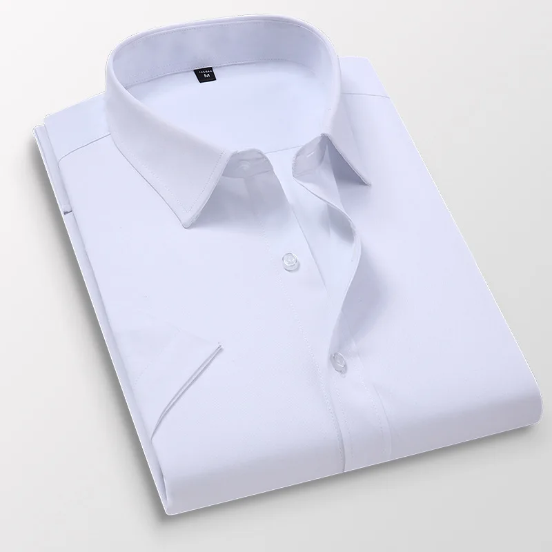 6XL 7XL 8XL летняя новая мужская рубашка с коротким рукавом Повседневная Деловая