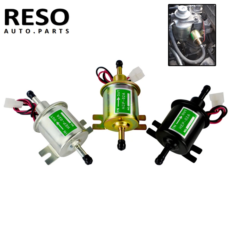 RESOUniversal12VFuelPumpElectricDieselPetrolLowPressureBolt