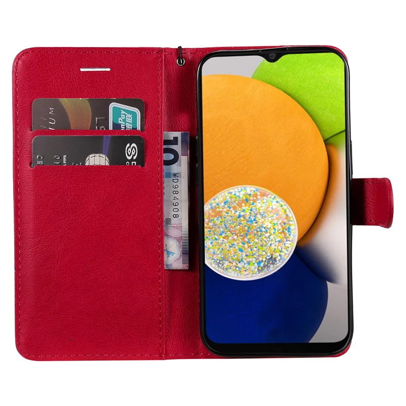 Flip Leather Phone Case For Samsung Galaxy A03 A03S A04E A04s Protect Mobile phone case leather phone case leather case