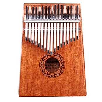 

17 Keys Kalimba African Solid Thumb Finger Piano 17 Keys Solid Wood Kalimba Musical Instrument