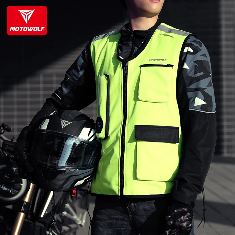 Motowolf Motorcycle Inflatable Anti-fall Airbag Suit Protective Reflective  Vest Riding Equipment Safety Vest - Motorcycle Rider Vest - AliExpress
