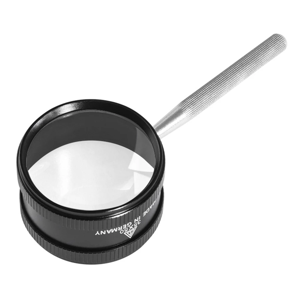 

5''Handheld Magnifying Glass High Power 35X Magnifier for Coins Book Jewelry