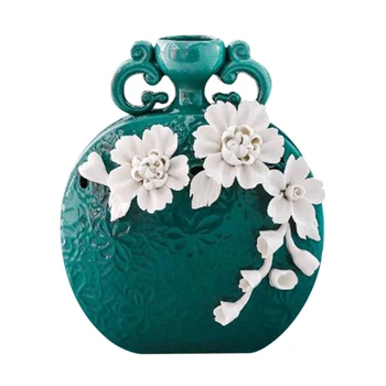 

Vase Simple and Modern Flower Handmade Ceramic Crafts Personalized Desktop Home for Flowers DTT88