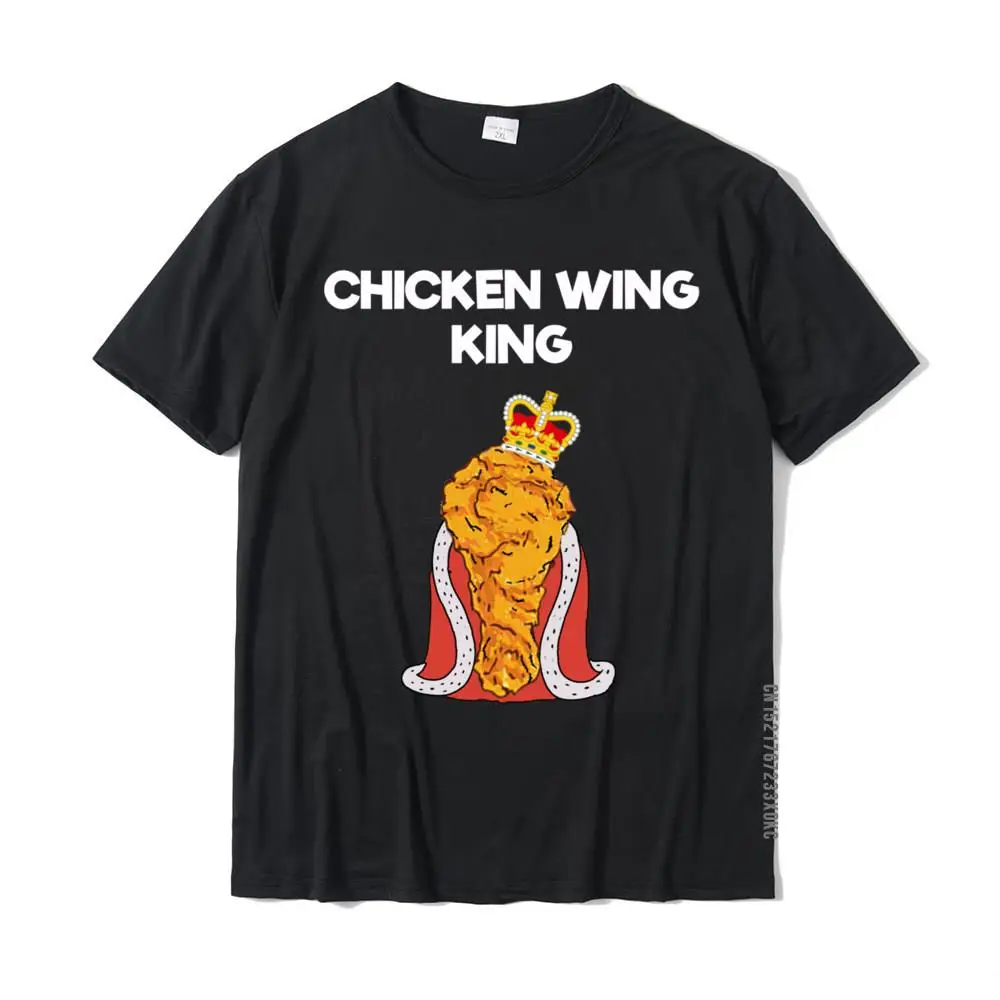 Normal T Shirt Wholesale Round Neck Unique Short Sleeve Pure Cotton Mens T-Shirt Customized T Shirt Wholesale Funny Chicken Wing Fan Hoodie Shirt - King__MZ20211 black