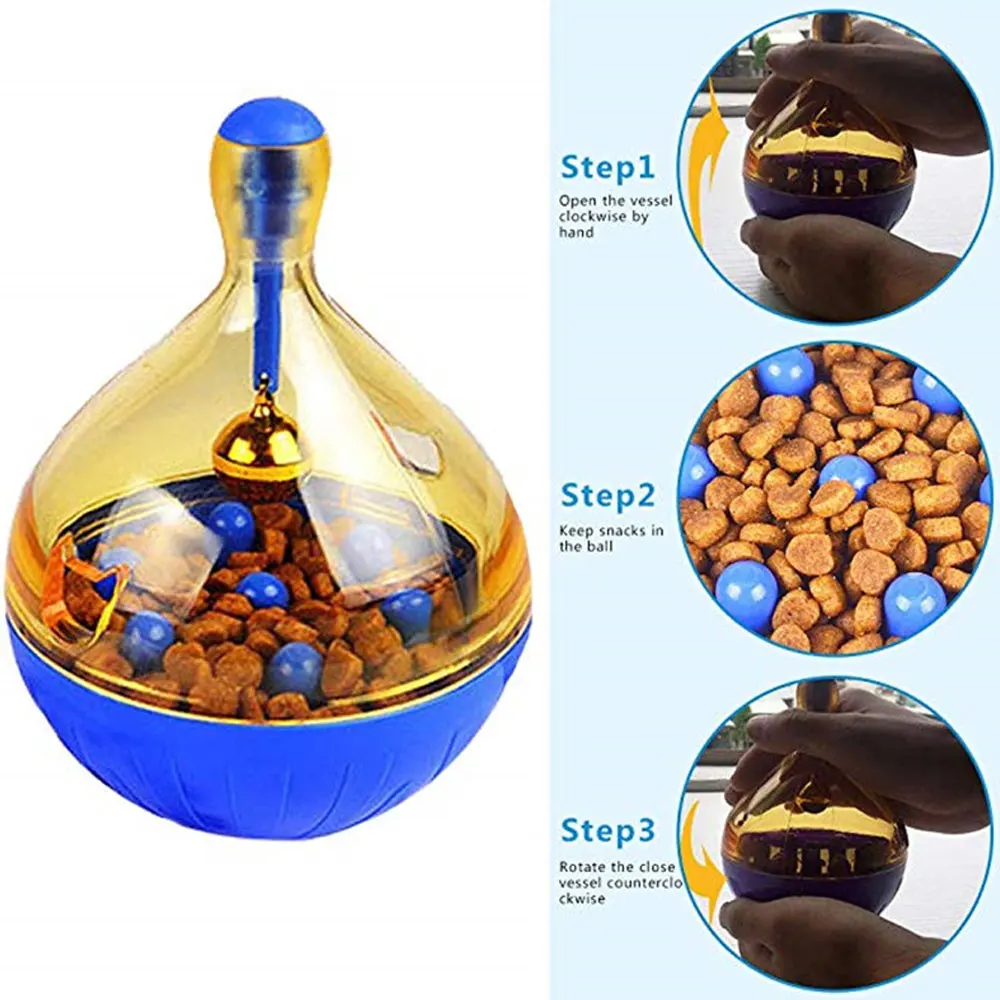 1 шт. Интерактивная питательная игрушка для домашних питомцев кошек щенков мячей