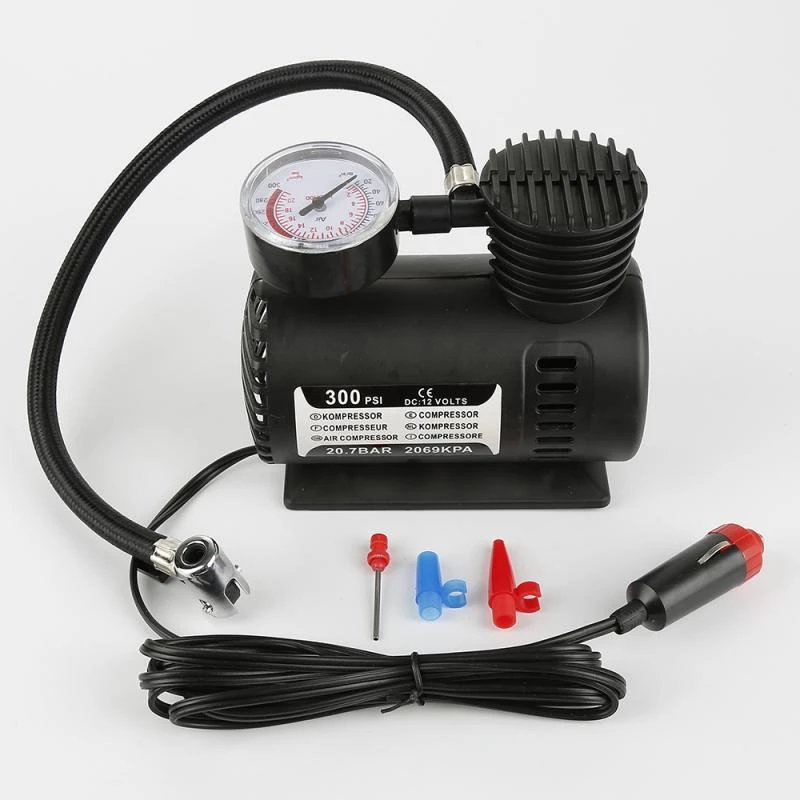 Abs Air Compressor Automotive Vehicle Mini Air Compressor 300 Psi Tire