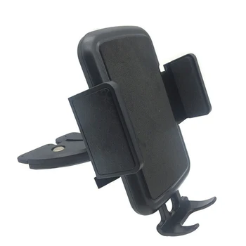 

Black 360 Degree Stand CD Slot Multifunction Rotate Portable Magnetic Universal Support Car Phone Holder Adjustable Angle