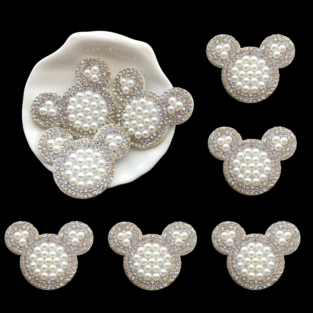 15pcs Cat Padded Patches Rhinestone for DIY Clothing Accessories Handmade Headwear Bow Decor Appliques crafts materials jewelry making supplies sewing rhinestones craft supplies glass crystal rhinestones
