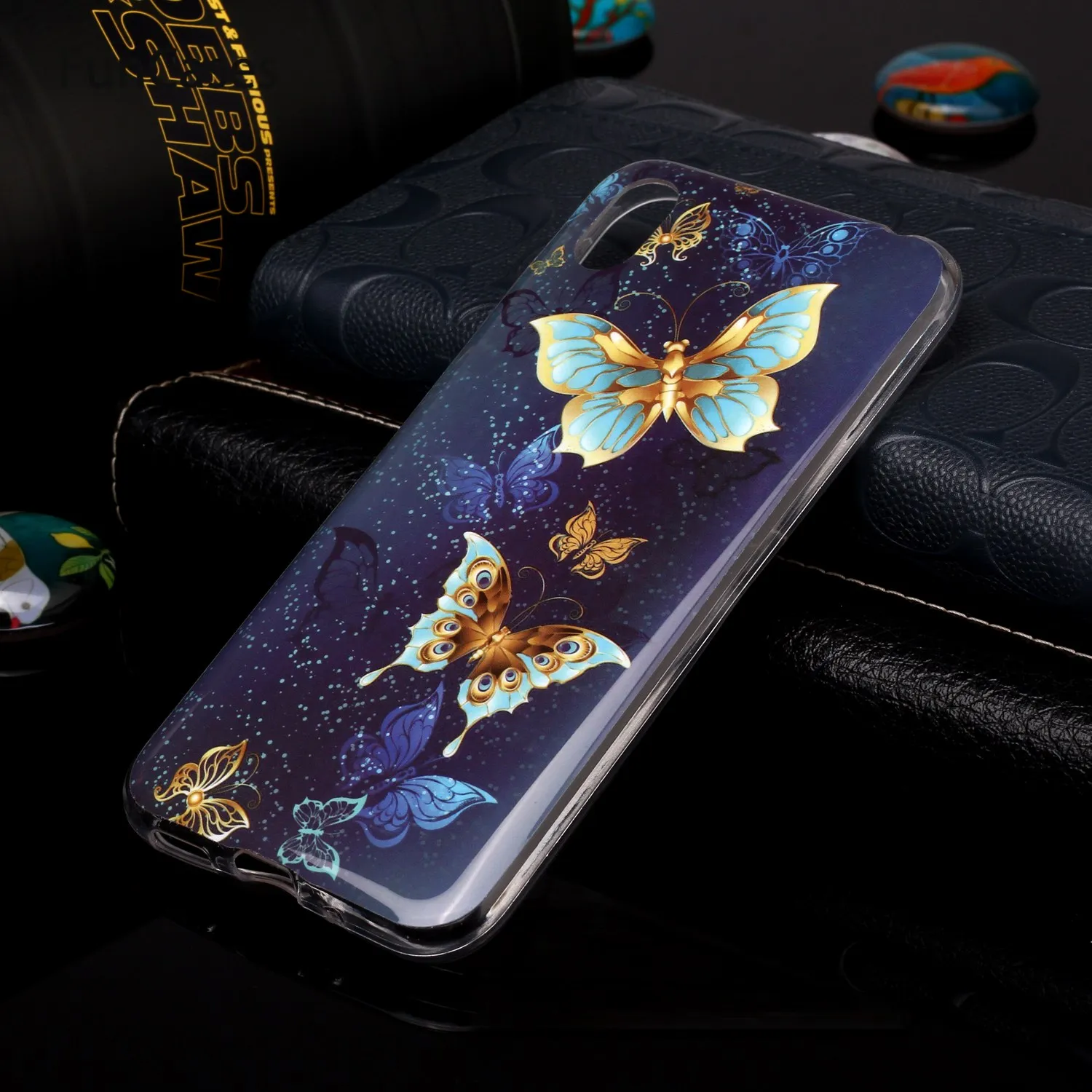 Warna Yang Hidup Luminous TPU Cover Untuk untuk Huawei Y5 2019 Telepon Kasus Carcasa Cellphone Case SFor Melindungi Huawei Tritone Kehormatan 8S