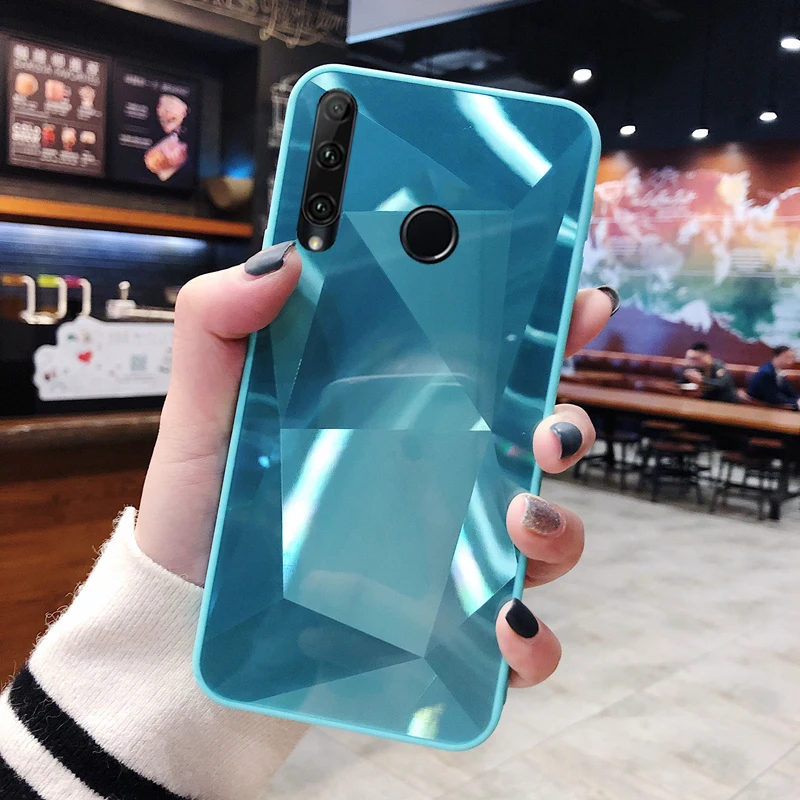 3D Алмазный зеркальный чехол для huawei Honor 8X P20 P30 mate 20 10 Pro P Smart Nova 2 Lite 3e Y7 Prime Y6 Y9 чехол