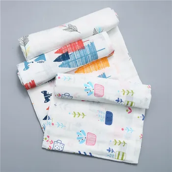 

120x110cm Gauze Blanket New Born Baby Blanket Muslin Blanket Swaddle