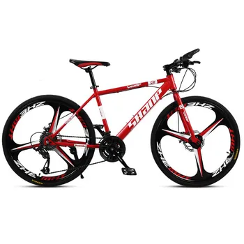 

Carbon Steel Mountain Bike Dual Disc Braking System Off-Road Variable Speed 21/24/27/30 Speed Sepeda Gunung Unisex