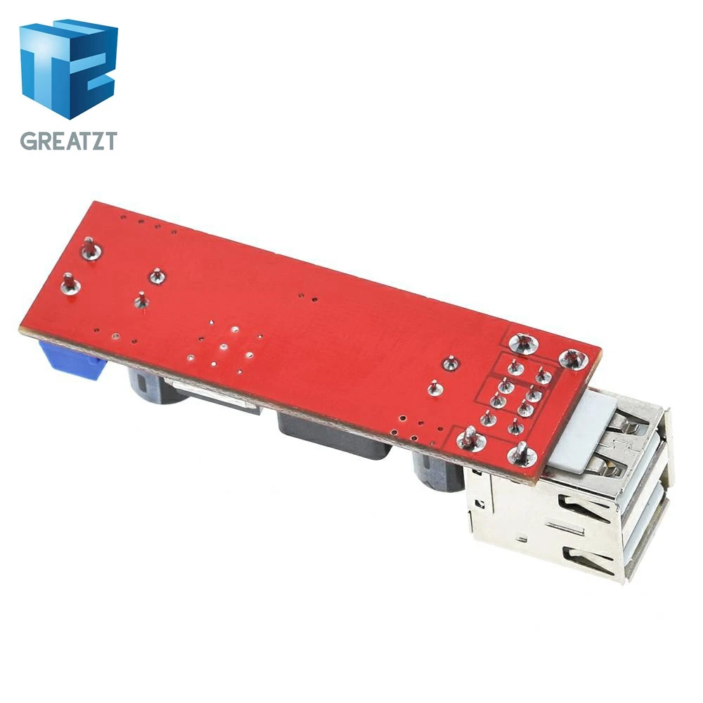 Понижающий модуль преобразователя GREATZT постоянного тока 6 В 40 в 5 3 А с двойной USB