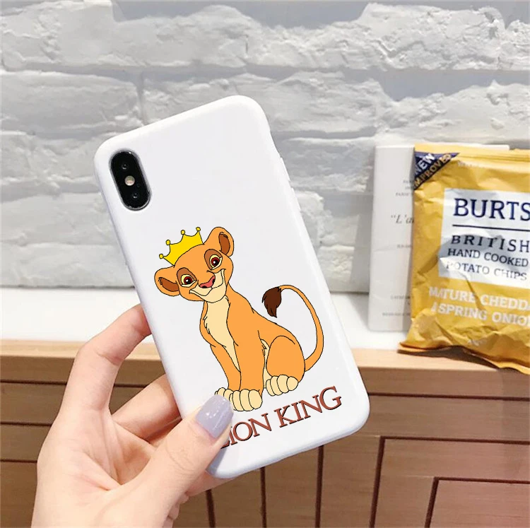Мягкий силиконовый чехол для телефона Lion King Movie Color для iphone 6/6s,6 Plus/6s Plus, 7/8 X, XS, XR, XSMax 11 pro