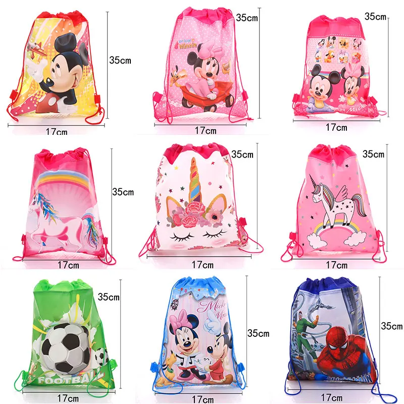 

Christmas series unicorn variety of bundle pockets Spot sale Non-woven cartoon bundle pockets Multi-pattern