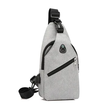 

Breast Package Male 2020 New Korean Version of the Leisure Sports Shoulder Bag Oxford Cloth Waterproof Shoulder Bag Male