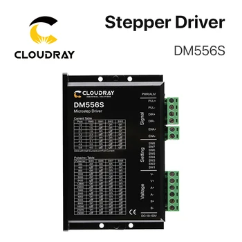 

DM556S 2 Phase Stepper Motor Driver 18-50VDC 1.4-5.6A Stepper Motor Controller for Nema17 Nema23 Nema34