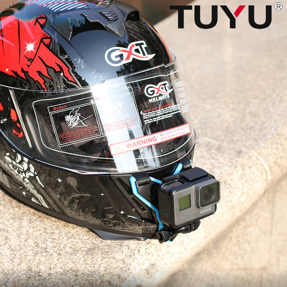 TUYU мотоциклетный шлем передний подбородок кронштейн держатель штатива крепление для GoPro Hero 8 7 5 черный Xiaomi Yi 4K Sjcam Eken DJI Osmo Action