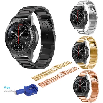 

Stainless Steel Watch Band for Samsung Gear S3 Frontier Strap for Gear S3 Classic Smart Watch Bracelet with Adjust Tool J14
