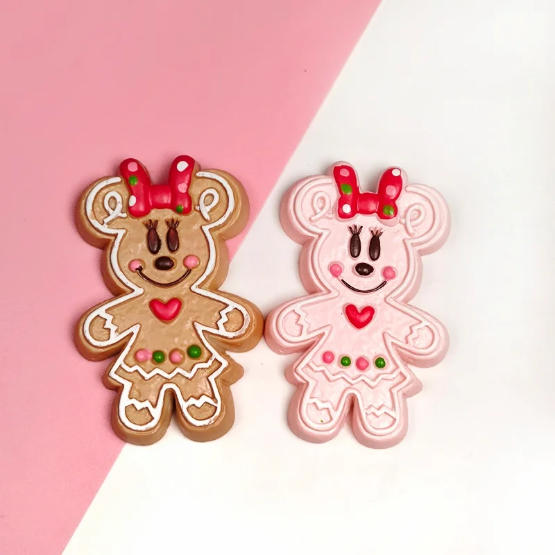 PROD 1005003229529011 Disney Cartoon Bow Gingerbread Man Biscuit Food
Play DIY Simulation Resin Accessories Toys Hobbies Figures for Children
Gift