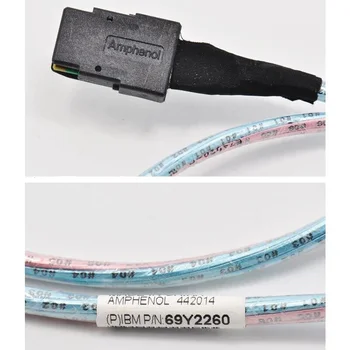 

Genuine IBM Mini SAS TO Mini SAS HDD Server Data Transfer Cable 32" For System X3650 M4 System X3690 X5 69Y2281 69Y2260 Amphnol