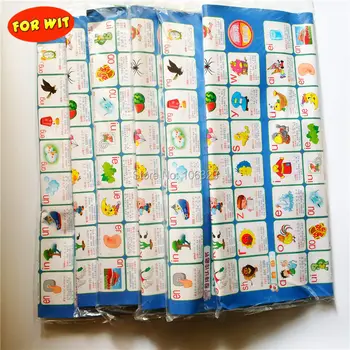 

6pcs Chinese Phonetic, Children PinYin Hanging Wall Chart Learning Machine, Standard China Mandarin Accurate Pronunciation Toys