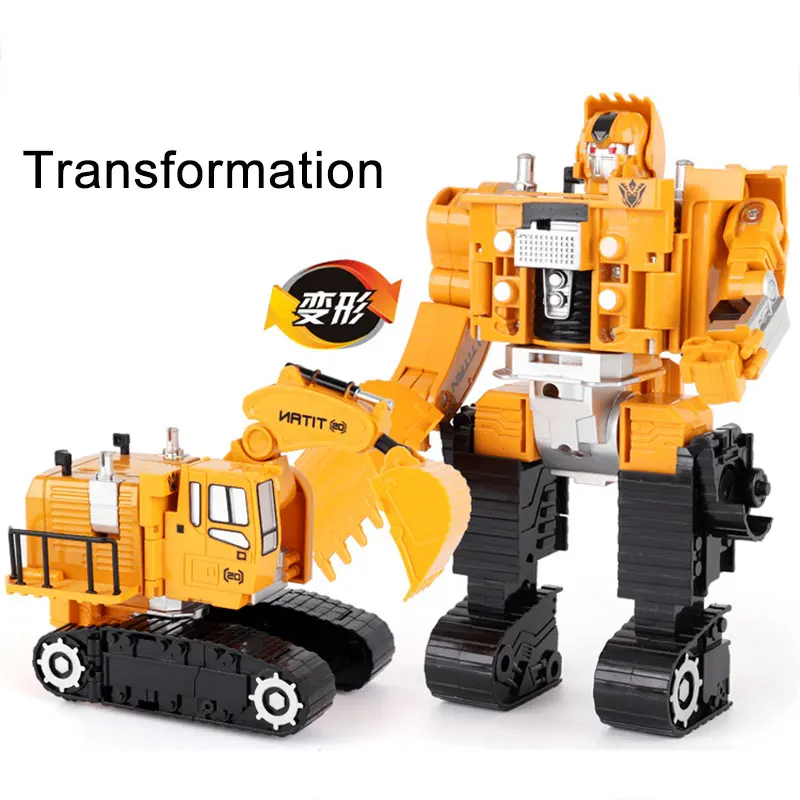 Kids Alloy Transforming Robot Construction Toys 2 In 1 Set...