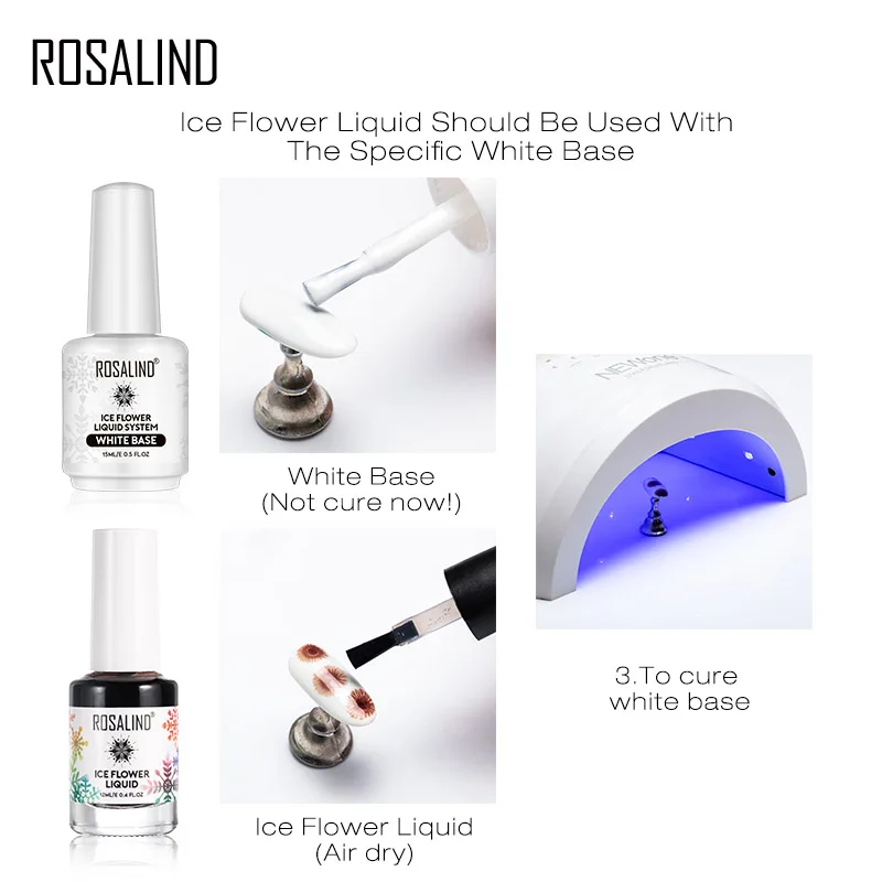 ROSALIND Гель лак для ногтей маникюра полуперманентные гибридные Лаки впитываемые
