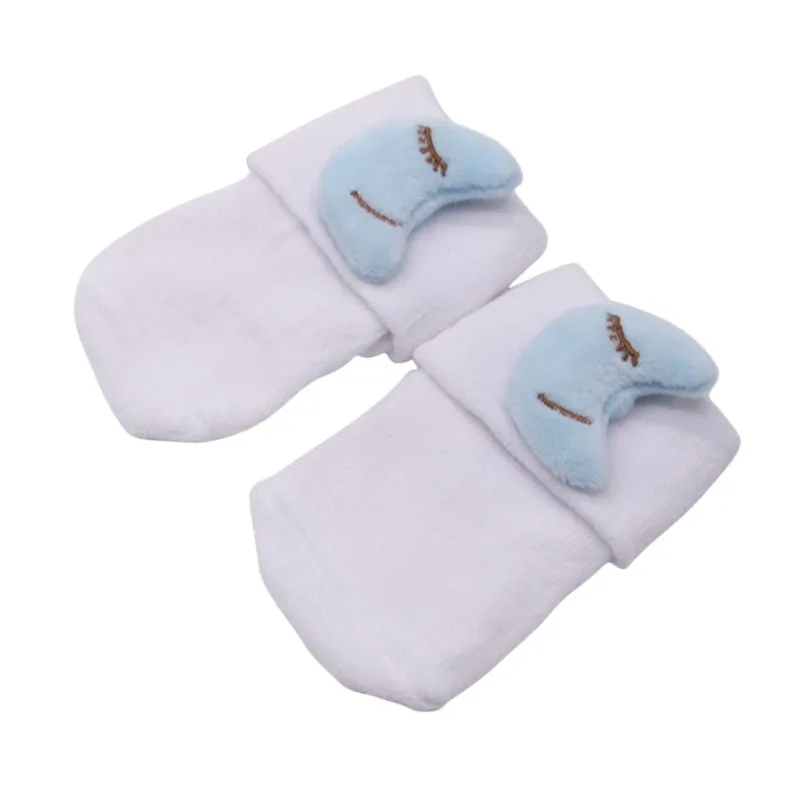 Baby Boys Girls Thickening Cotton Heart Print Cartoon Anti-slip Floor Socks Hot Newborn Winter Autumn Warm Soft Clothes Socks