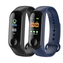 M3 Smart Wristband Bracelet Fitness Tracker Pedometer Blood Pressure Heart Rate Monitor Waterproof Wristband