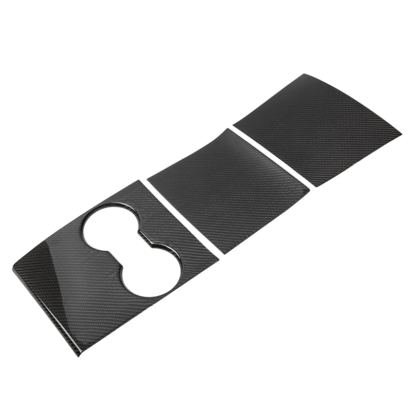 Heenvn Model3 Car Center Console Protective For Tesla Model 3 Real Carbon Fiber For Tesla Model Y Interior Accessories Three New