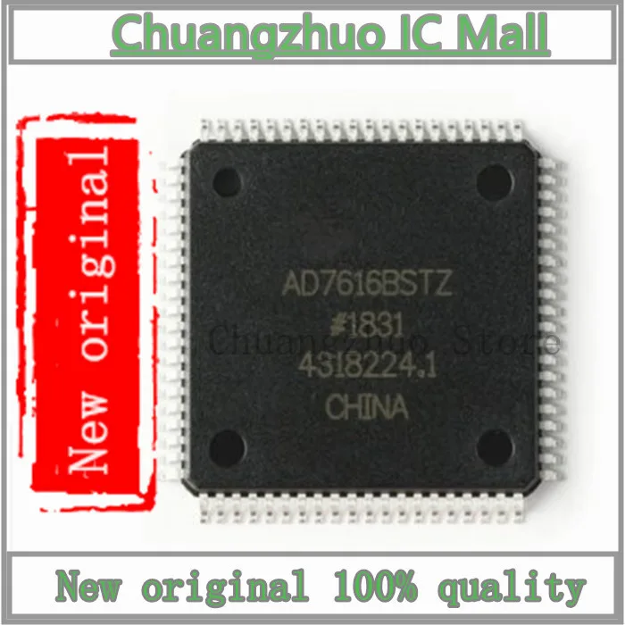 1 шт./лот AD7616BSTZ AD7616BST AD7616 AD7616BSTZ-RL LQFP-80 SMD IC Chip новый оригинальный | Электроника