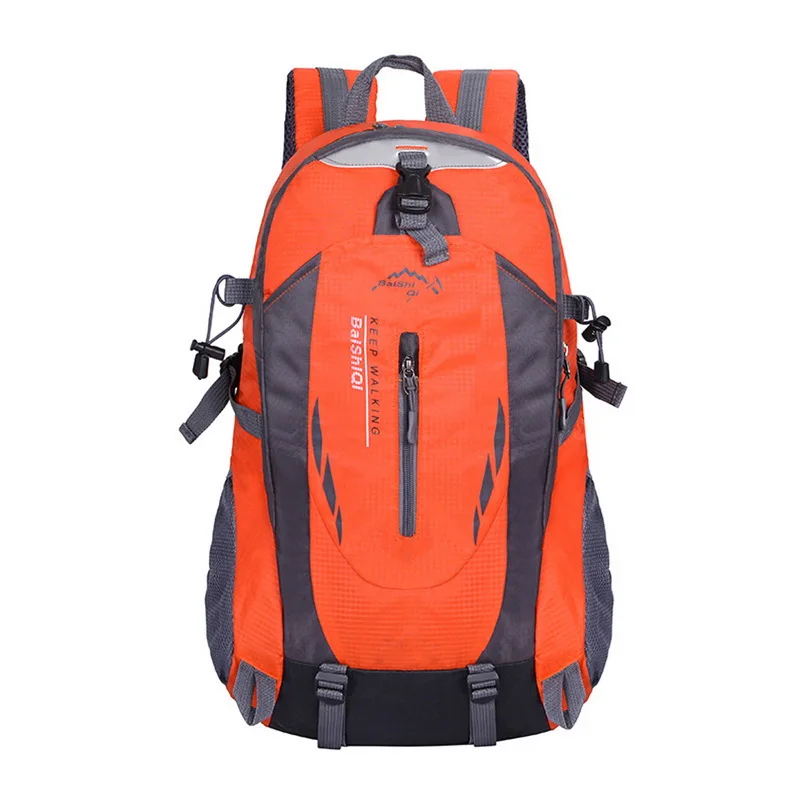 HEFLASHOR мужской 40L водонепроницаемый рюкзак для путешествий, рюкзак для пеших прогулок, езды на велосипеде, уличные женские кражи, спортивные сумки - Цвет: orange