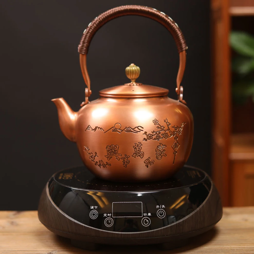 Vintage Copper Tea Kettle, Vintage Cookware