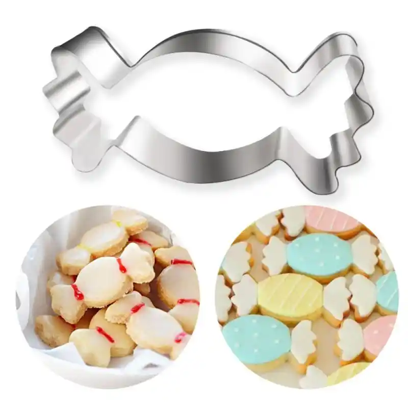 Cortadores de biscoito molde criativo padrão biscoito molde de gravação sobremesa cozimento molde aço inoxidável ferramentas decoração do bolo cozinha gadget