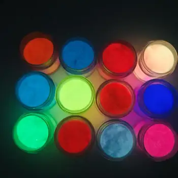 

12Pcs (10)Acrylic Glow Powder 12Colors Glow Acrylic+Dip Powder for nails Neon Glow Dips Acrylic Glow in the Dark Nail Dip Powder