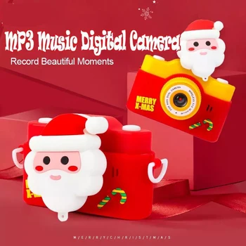 

Mini DIgital Children Camera Video Toy 4000W Pixel 2.0 Inch IPS Childrens Cartoon Camera Outdoor Santa Claus Child‘s’ Camera HD