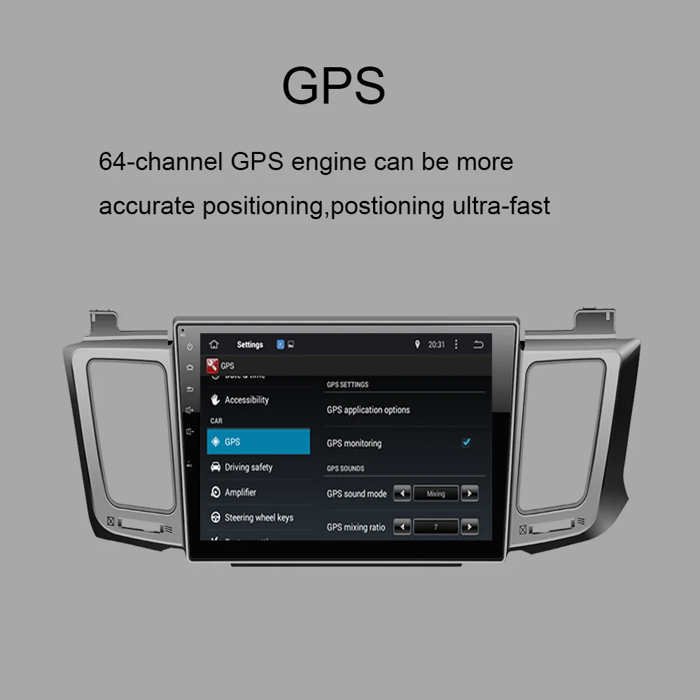 Восьмиядерный ОЗУ 4 Гб HD экран Android 9 0 для Toyota RAV4 2013 2015 BT WIFI RDS Аудио Стерео GPS
