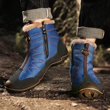 Мужская обувь; модные ботинки для мужчин; zapatos de hombre; модная мужская водонепроницаемая нескользящая обувь из хлопка для пешего туризма; уличные зимние ботинки