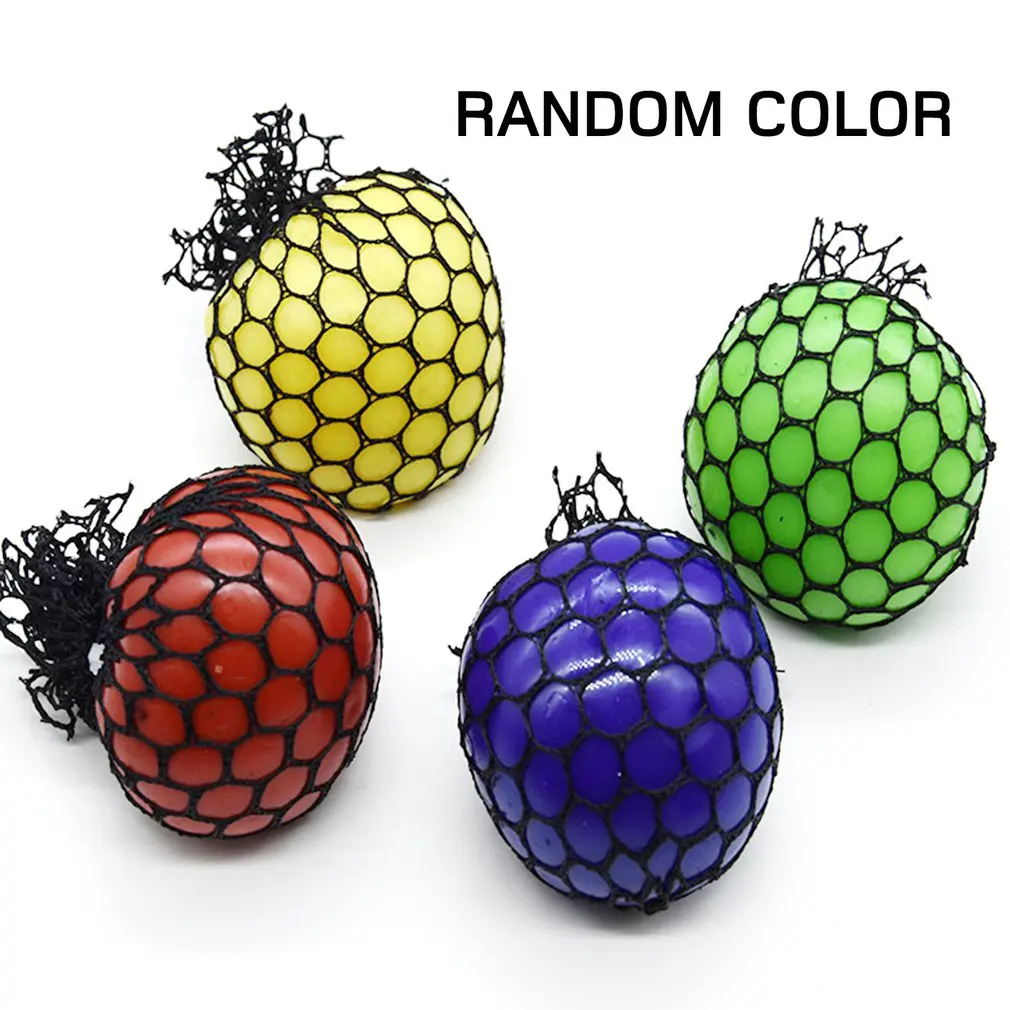 

Cute Stress Relief Ball Novetly Squeeze Ball Hand Wrist Exercise Antistress Slime Grape Ball Toy Funny Gadgets Toys