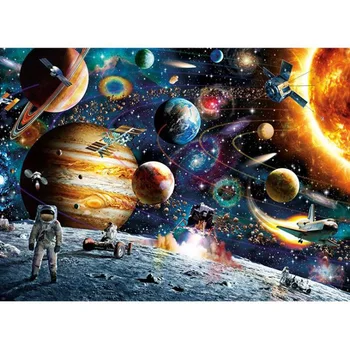 

DIY Diamond Painting Cosmos Cross Stitch Stitch Framed Drill Planet 5D DIY Full Drill Eco-friendly Craft Embroidery Kit